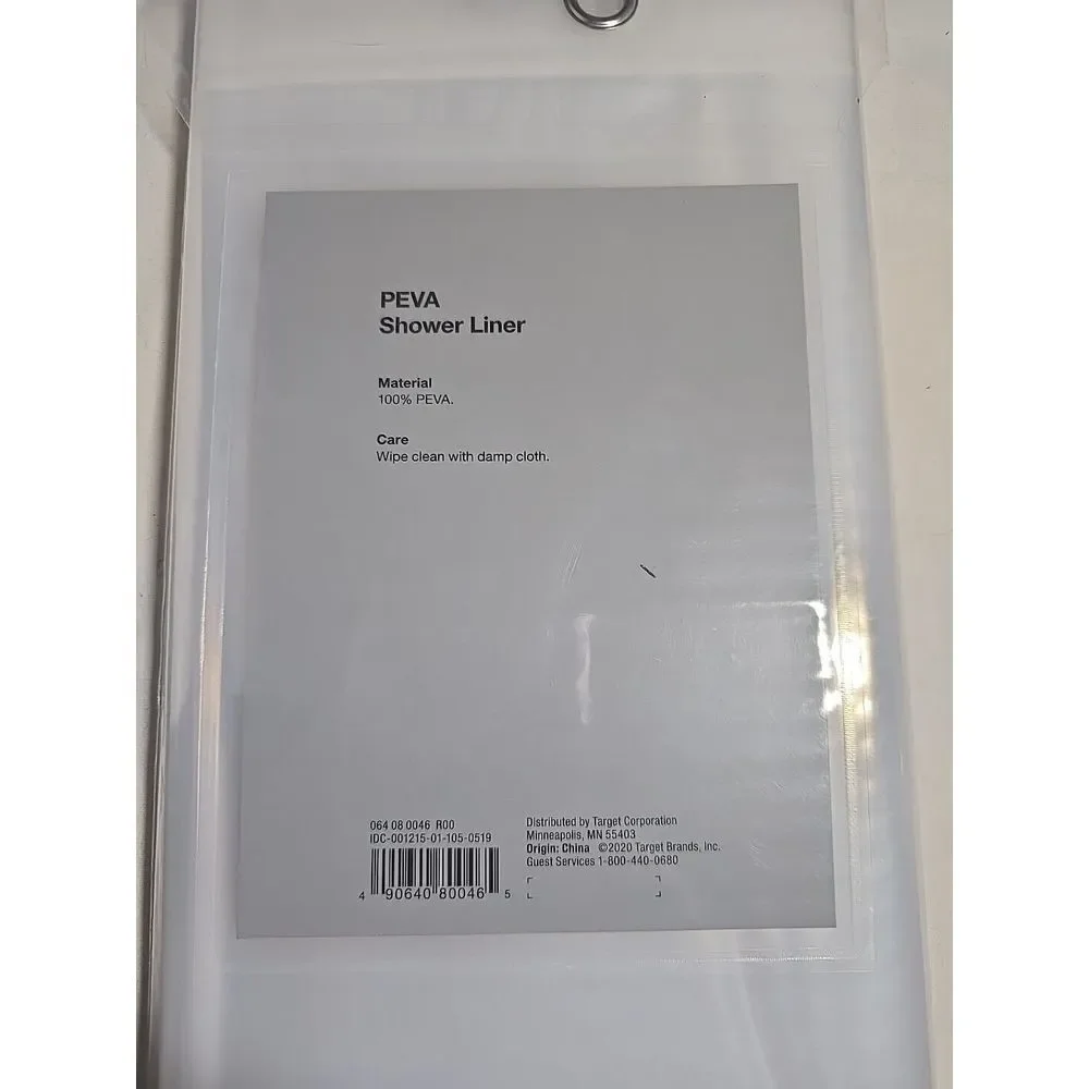 Peva Shower Liner‎ Medium Weight Clear 71